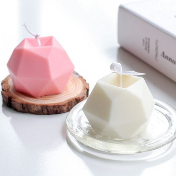 Hexagon Candle - Quantity: Three Candles